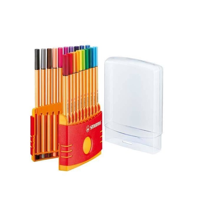 CIENKOPIS STABILO POINT 8820-03 MIX*20 0.4 20SZT