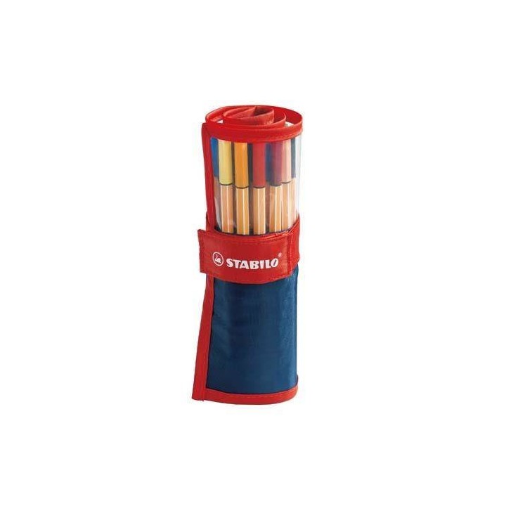 CIENKOPIS STABILO POINT 8825-021 MIX*25 0.4 25SZT