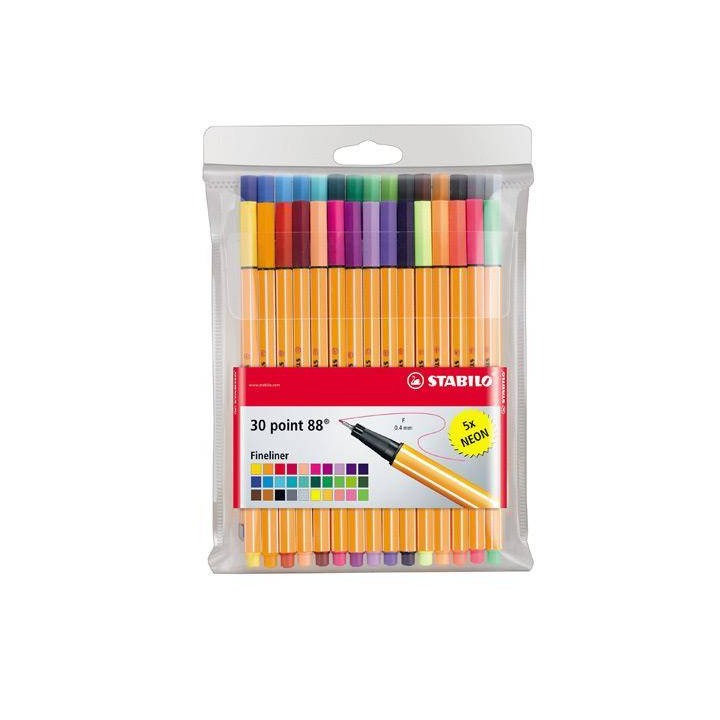CIENKOPIS STABILO POINT 8830-1 MIX*30 0.4 30SZT