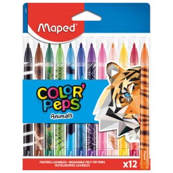 FLAMASTRY MAPED COLORPEPS ANIMALS 12 SZT.