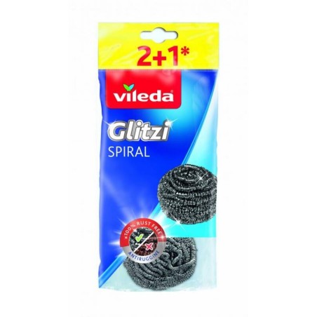 ZMYWAK STALOWY VILEDA GLITZI SPIRAL VI160561 3 SZT