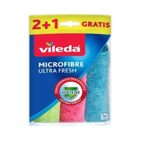 ŚCIERECZKA  VILEDA MIKROFIBRA ULTRA FRESH VI167602 3 SZT