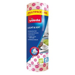 ŚCIERECZKA  UNIWERSALNA VILEDA  LIGHT & SOFT  VI159516 40 SZT