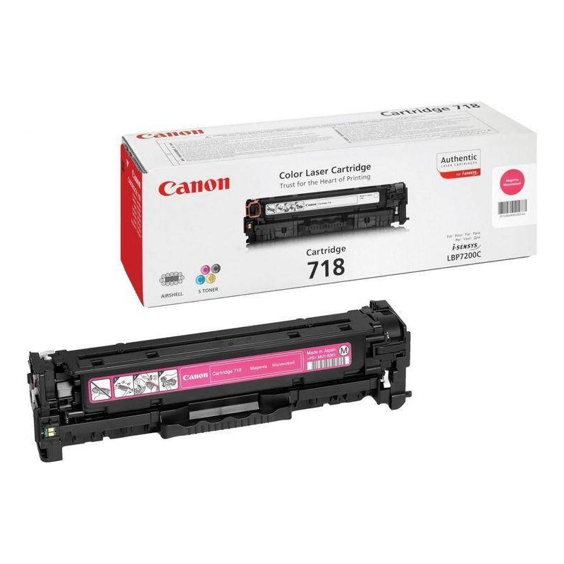 TONER ORYGINALNY CANON CRG718M 2660B002 MAGENTA  2900 STRON