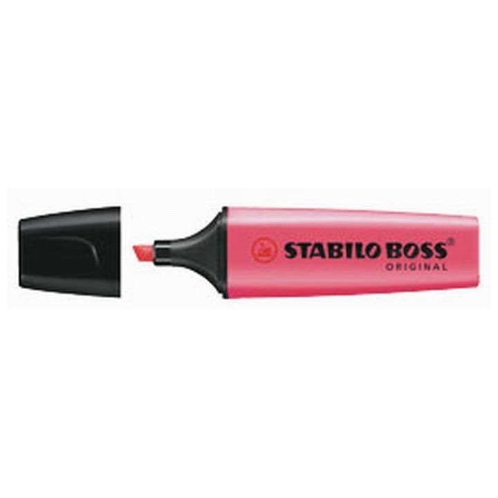 ZAKREŚLACZ STABILO BOSS 70/40 CZERWONY 2-5MM