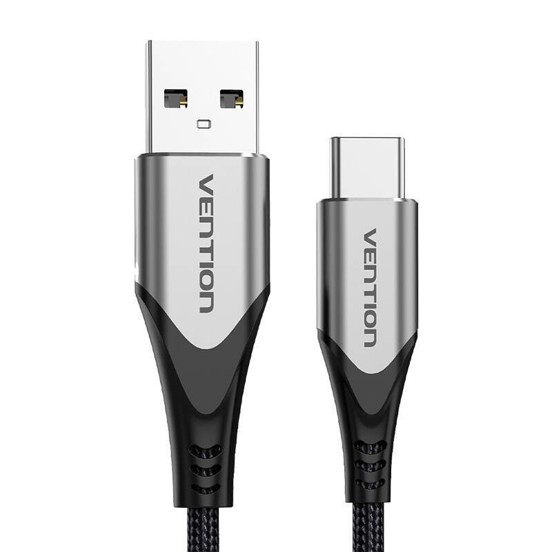 KABEL USB 2.0 A DO USB-C VENTION CODHF 3A 1M SZARY