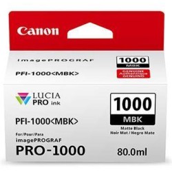 TUSZ ORYGINALNY CANON PFI1000MBK 0545C001 MATTE CZARNY 80 ML