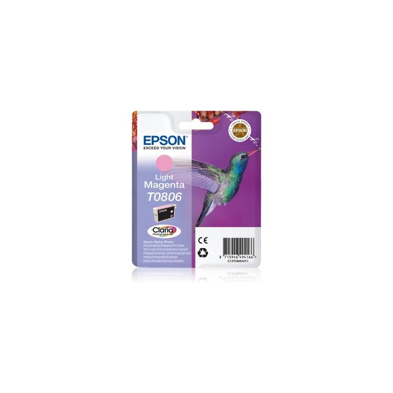 TUSZ ORYGINALNY EPSON T0806 C13T08064011 LIGHT MAGENTA 7,4 ML