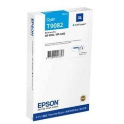 TUSZ ORYGINALNY EPSON T9082 C13T908240 CYAN  39 ML