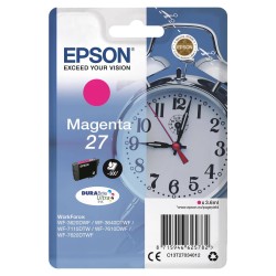 TUSZ ORYGINALNY EPSON T2703 C13T27034012 MAGENTA  3,6 ML