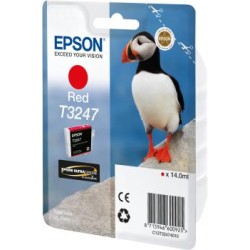 TUSZ ORYGINALNY EPSON T3247 C13T32474010 CZERWONY  14 ML