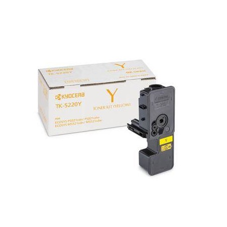 TONER ORYGINALNY KYOCERA TK5220Y TK5220Y1T02R9ANL1 YELLOW 1200 STRON