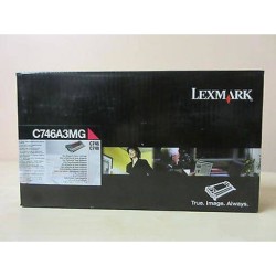 TONER ORYGINALNY LEXMARK C746A3MG MAGENTA 7000 STRON