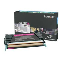 TONER ORYGINALNY LEXMARK C736H1MG MAGENTA 10000 STRON