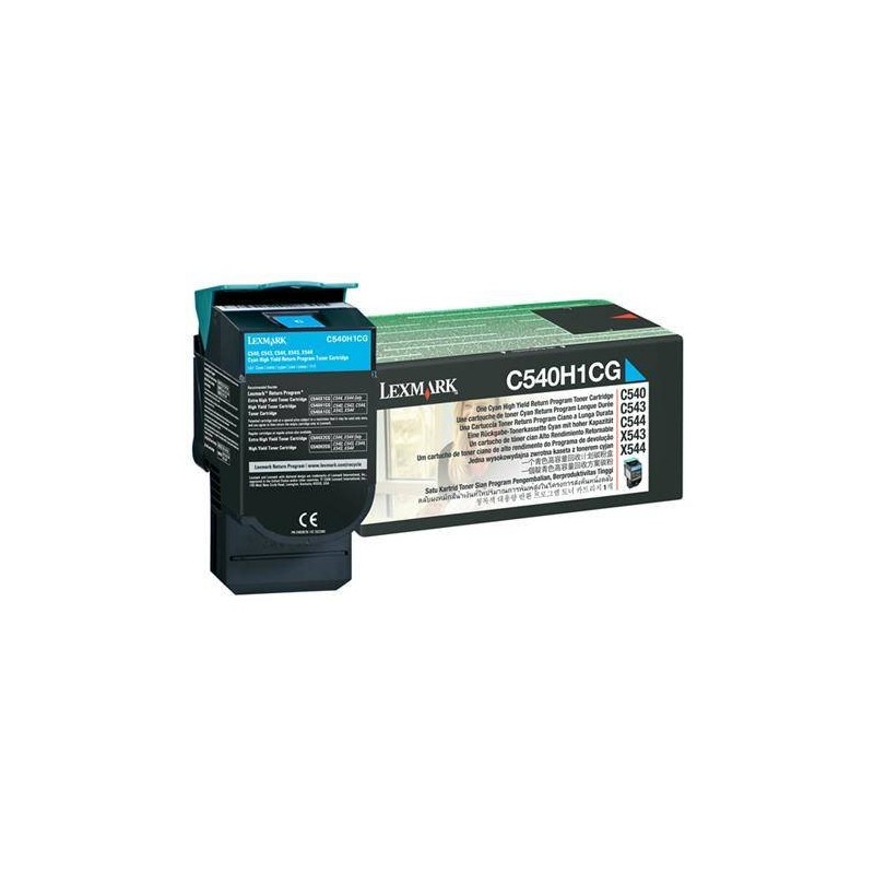 TONER ORYGINALNY LEXMARK C540H1CG CYAN 2000 STRON