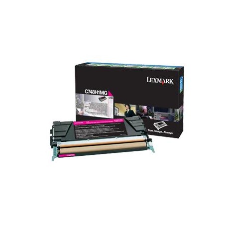 TONER ORYGINALNY LEXMARK C748H1MG MAGENTA 10000 STRON