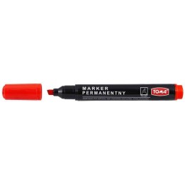 MARKER PERMANENTNY TOMA TO-201CZER CZERWONY ŚCIĘTA KOŃCÓWKA