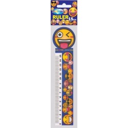 LINIJKA PLASTIKOWA 15CM CENTRUM EMOJIDEX 87004