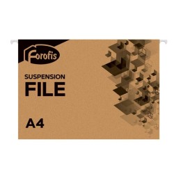 TECZKA ZAWIESZANA A4 FOROFIS 91615 BRĄZOWA KARTON 200G/M2