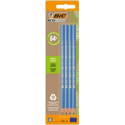 OŁÓWEK TRÓJKĄTNY BEZDRZEWNY BIC EVOLUTION TRIANGLE 964912 HB BLISTER 4SZT