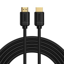 KABEL HDMI 2.0 BASEUS, 4K 60HZ, 3D, HDR, 18GBPS, 5M (CZARNY)