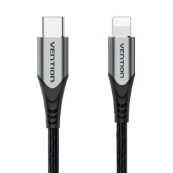 KABEL USB-C 2.0 DO LIGHTNING VENTION TACHH 2M MFI SZARY