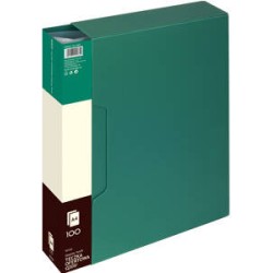 ALBUM OFERTOWY A4 GRAND 9010 120-1829 ZIELONY PVC 100 KIESZENI