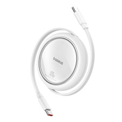 KABEL USB-C DO USB-C BASEUS FREE2DRAW, PD, 100W, 1M (BIAŁY)