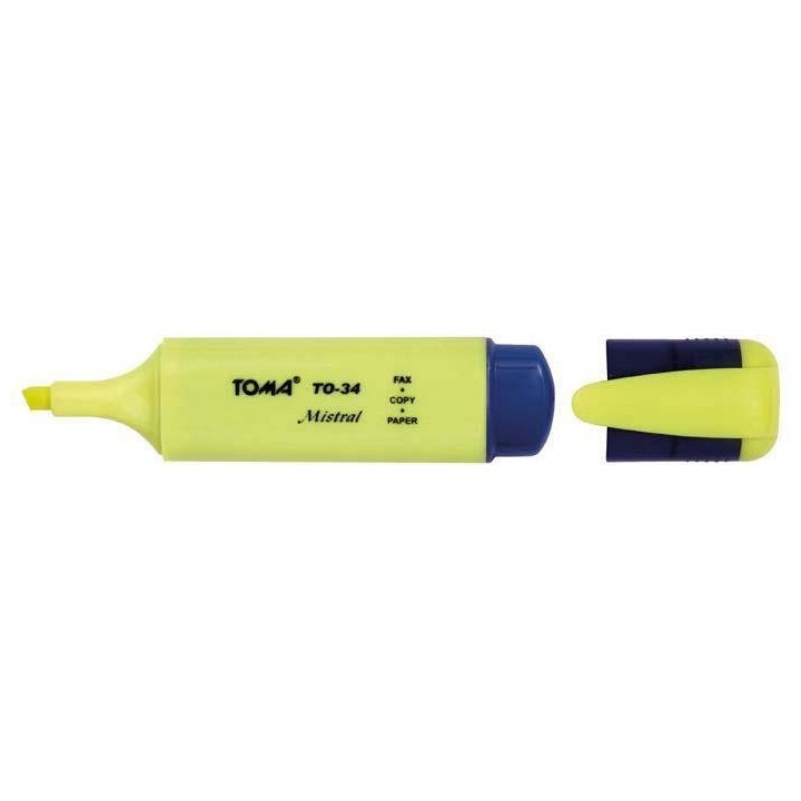ZAKREŚLACZ TOMA MISTRAL TO-334 0 2 ŻÓŁTY 1-5MM