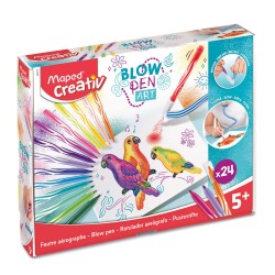 FLAMASTRY DMUCHANE BLOWPEN ART 24 KOLORY MAPED CREATIV