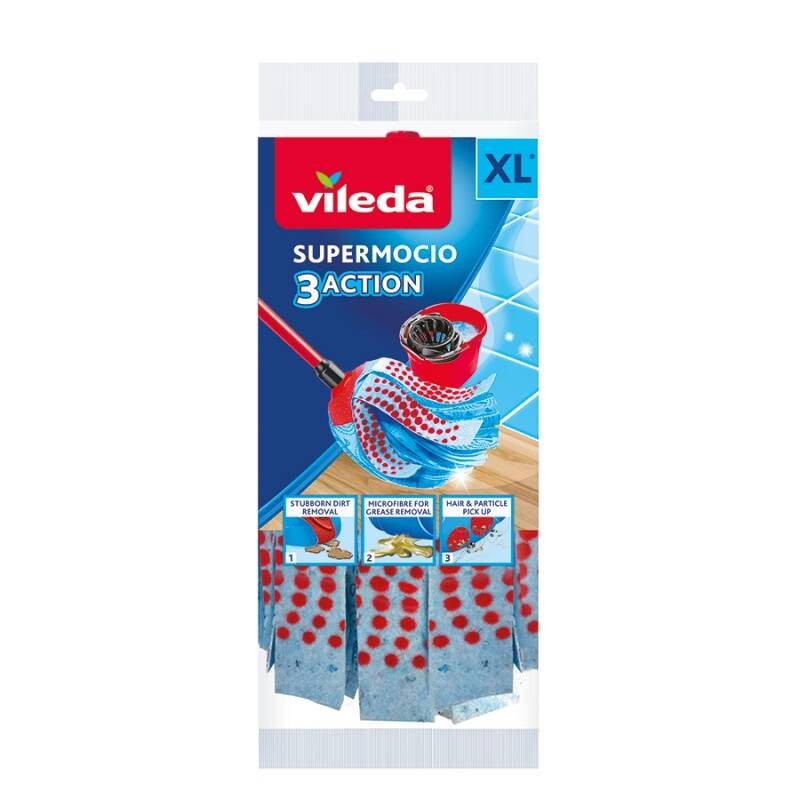 WKŁAD DO MOPA VILEDA 3ACTION VELOUR XL VI167968