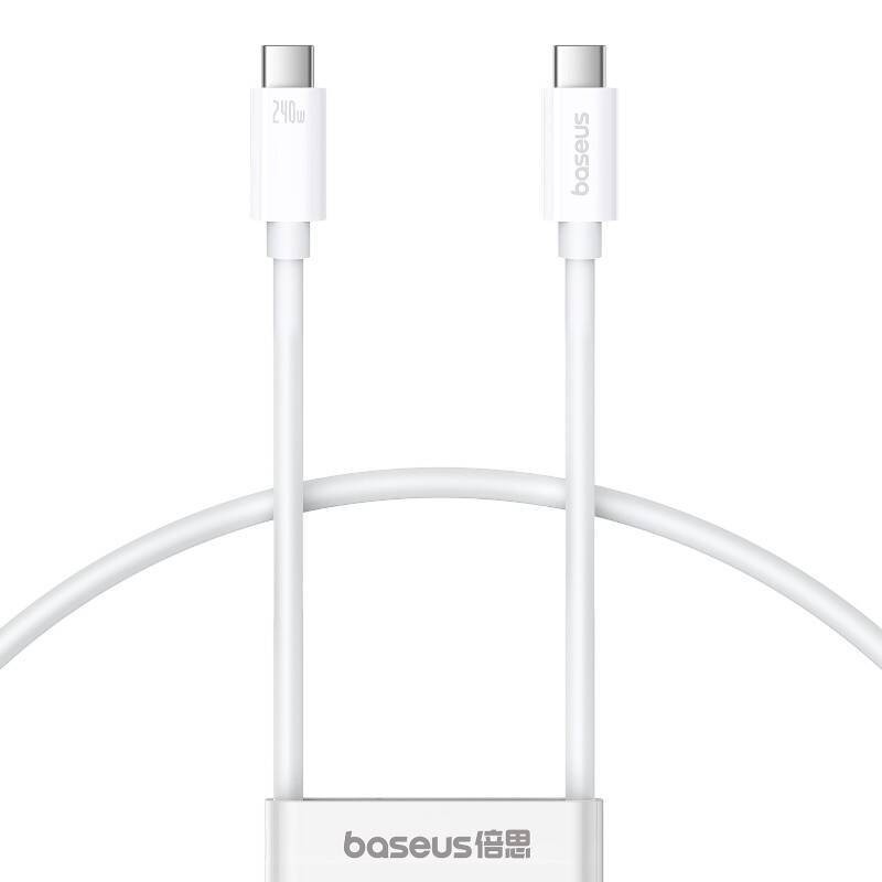 Kabel USB-C do USB-C Baseus Superior 2 240W. 1,8m (biały)