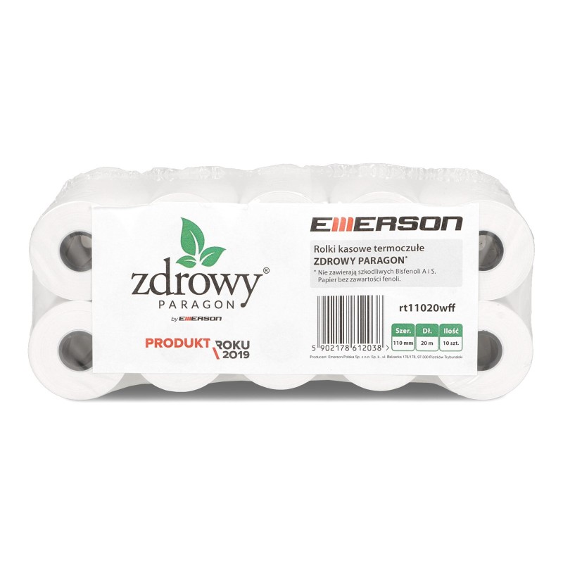 ROLKA TERMICZNA 110MM X20M EMERSON ZDROWY PARAGON 10SZT FENOL FREE