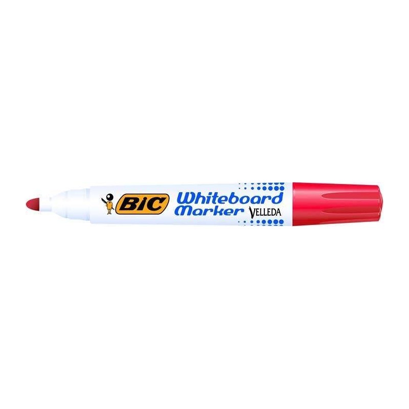 MARKER SUCHOŚCIERALNY BIC VELLEDA ECOLUTIONS 1701 904939 CZERWONY OKRĄGŁA 6MM