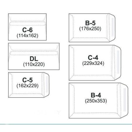 KOPERTA C6 SK NC KOPERTY 11021000/25 BIAŁA 25SZT