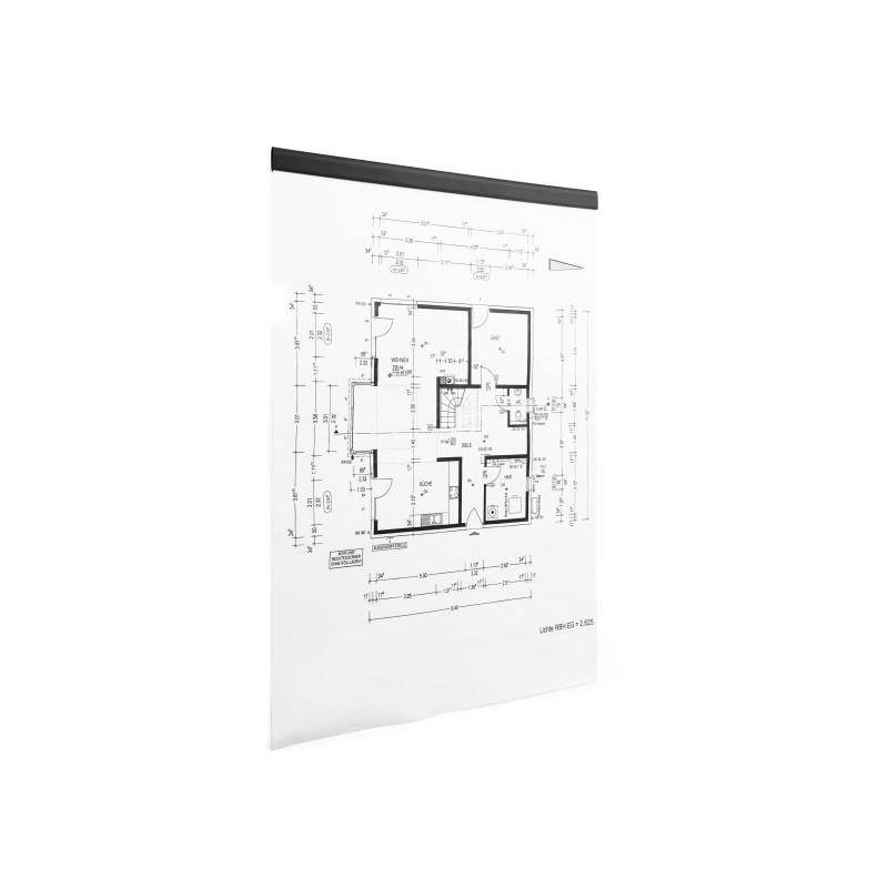 LISTWY SAMOPRZYLEPNE 297X17MM DURABLE 470701 CZARNE 5SZT