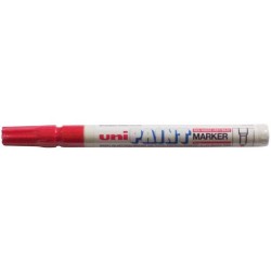 MARKER OLEJOWY UNI PX-21 66318 CZERWONY OKRĄGŁA KOŃCÓWKA 0.8-1.2MM