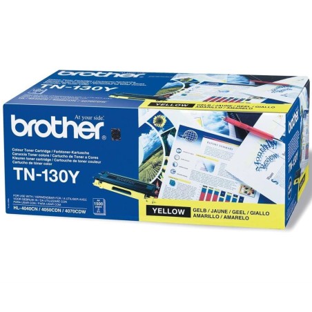 TONER ORYGINALNY BROTHER TN130Y YELLOW 1500 STRON