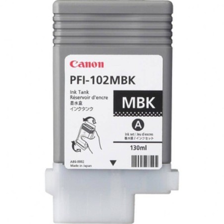 TUSZ ORYGINALNY CANON PFI102MB 0894B001 MATTE CZARNY 130 ML