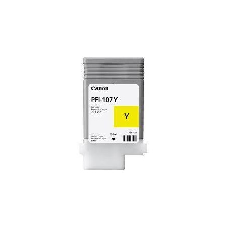 TUSZ ORYGINALNY CANON PFI107Y 6708B001 YELLOW  130 ML