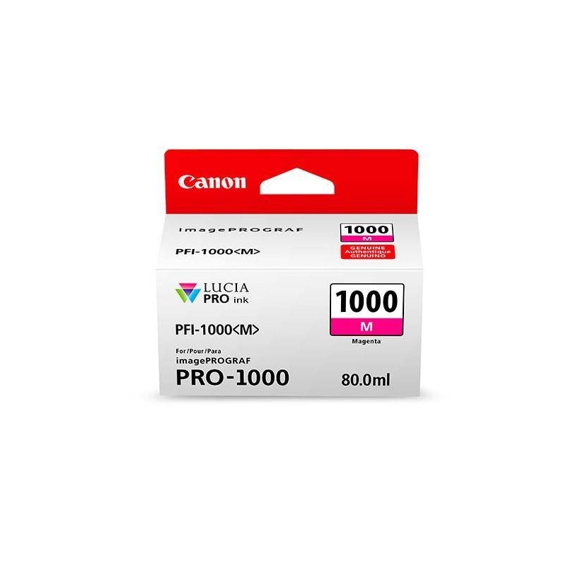 TUSZ ORYGINALNY CANON PFI1000M 0548C001 MAGENTA  80 ML