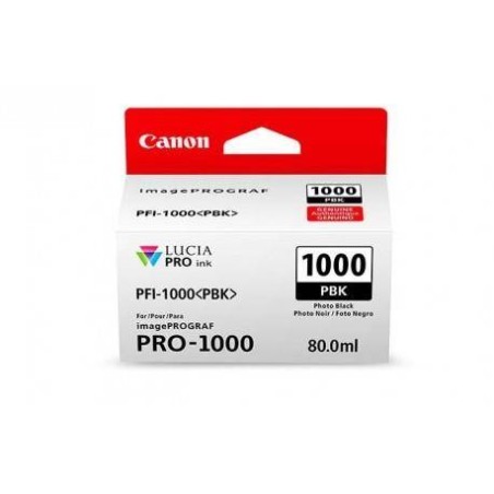 TUSZ ORYGINALNY CANON PFI1000PBK 0546C001 PHOTO CZARNY 80 ML