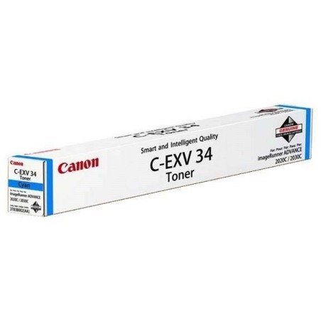 TONER ORYGINALNY CANON CEXV34C 3783B002 CYAN  19000 STRON