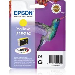 TUSZ ORYGINALNY EPSON T0804 C13T08044011 YELLOW  7,4 ML