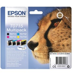 TUSZ ORYGINALNY EPSON T0715 C13T07154012 CMYK  24,5 ML