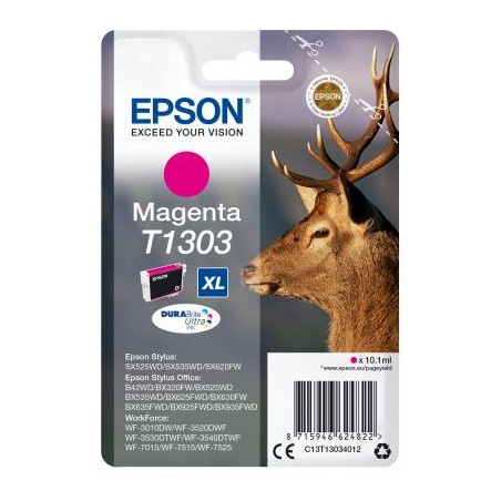 TUSZ ORYGINALNY EPSON T1303 C13T13034012 MAGENTA  10,1 ML