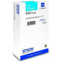 TUSZ ORYGINALNY EPSON T7542 C13T754240 CYAN  7000 STRON