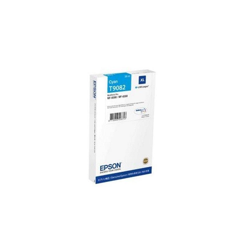 TUSZ ORYGINALNY EPSON T9082 C13T908240 CYAN  39 ML