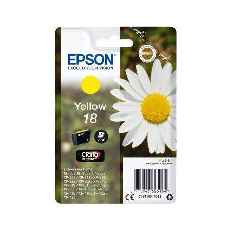 TUSZ ORYGINALNY EPSON T1804 C13T18044012 YELLOW  3,3 ML