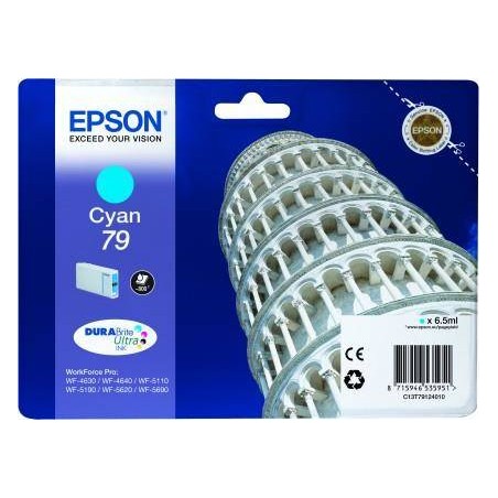 TUSZ ORYGINALNY EPSON T7912/79 C13T79124010 CYAN  6,5 ML